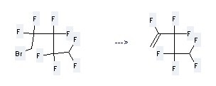 1-Pentene,2,3,3,4,4,5,5-heptafluoro- can be prepared by 5-bromo-1,1,2,2,3,3,4,4-octafluoro-pentane with heating.